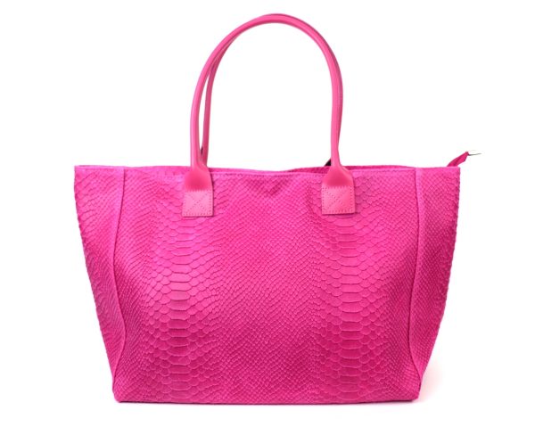 F295 Suede Two Style Convertible Shopper Bag
