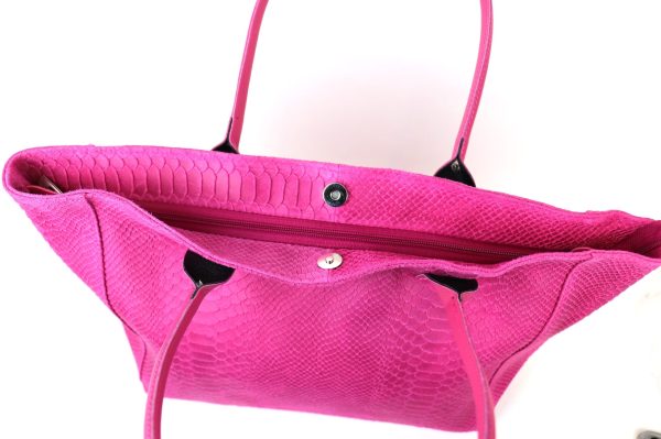 F295 Suede Two Style Convertible Shopper Bag