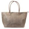 F295 Suede Two Style Convertible Shopper Bag