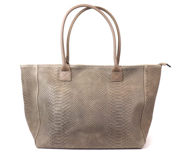 F295 Suede Two Style Convertible Shopper Bag