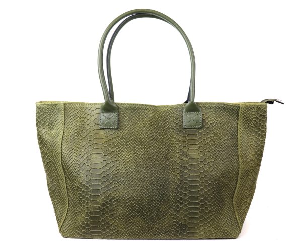 F295 Suede Two Style Convertible Shopper Bag