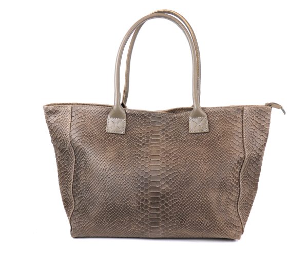 F295 Suede Two Style Convertible Shopper Bag
