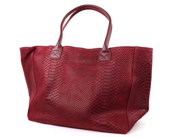 F295 Suede Two Style Convertible Shopper Bag