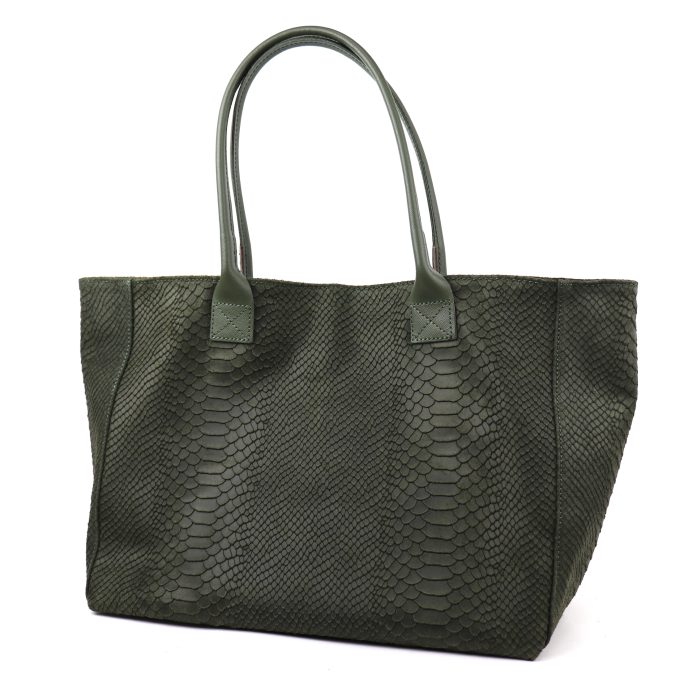 F295 Suede Two Style Shopper Bag