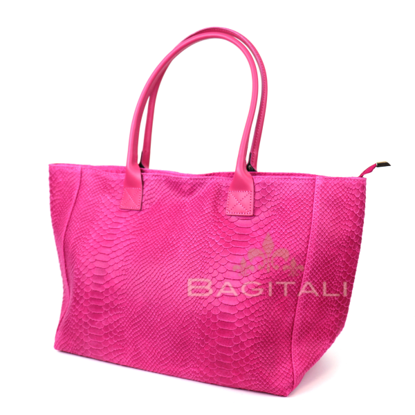 F295 Suede Two Style Convertible Shopper Bag