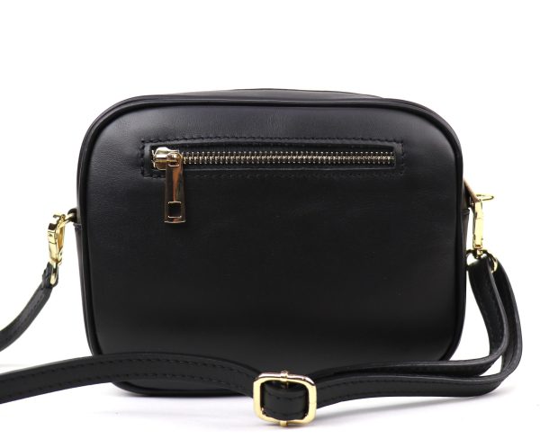 V313 Soft Leather Animal Fur Crossbody Bag