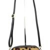 V313 Soft Leather Animal Fur Crossbody Bag
