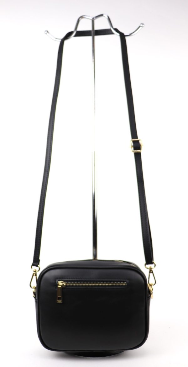 V313 Soft Leather Animal Fur Crossbody Bag