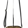 V313 Soft Leather Animal Fur Crossbody Bag