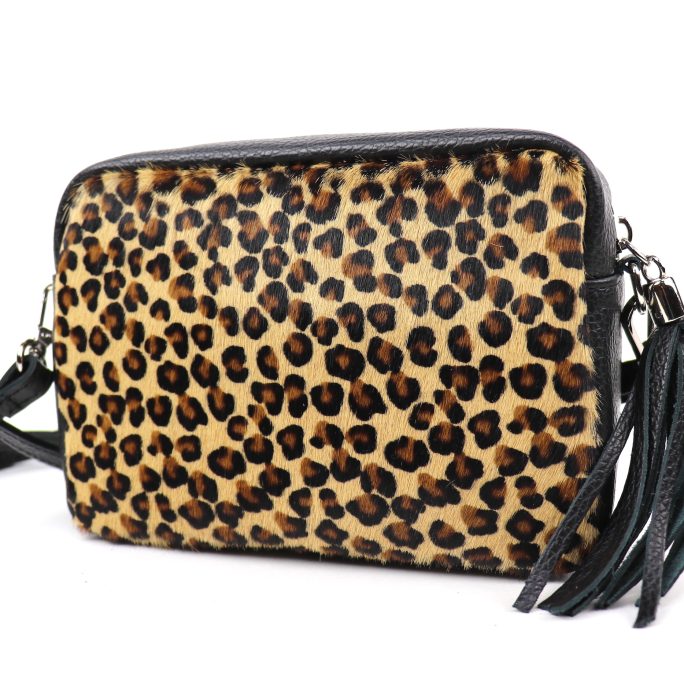 V312(S) Small Crossbody Box Bag with Animal Print