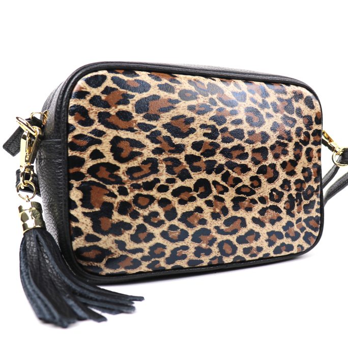 V329A Animal Print Box Bag