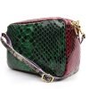 V330 Snake Print Multi-Colour Crossbody Box Bag