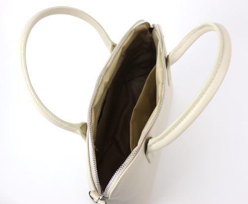 R894 Leather Handbag with Crossbody Strap - Image 7