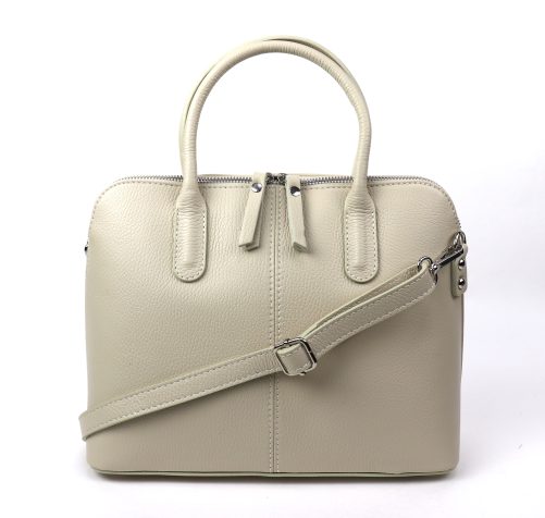 R894 Leather Handbag with Crossbody Strap - Image 6