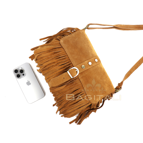M565 Suede Crossbody/Shoulder Bag