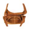M5602 Double Handle Large Suede Shoulder Bag