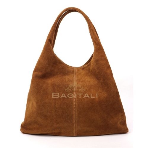 M5602 Double Handle Large Suede Shoulder Bag
