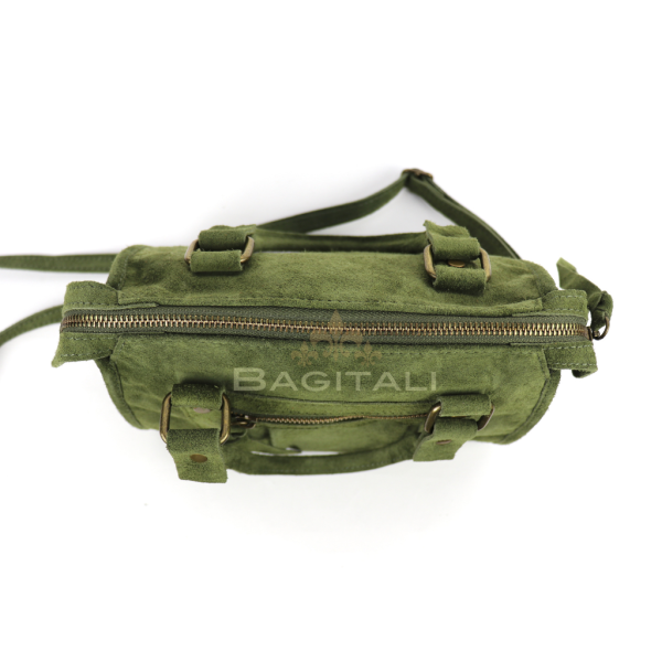 R800 Small Suede Handbag