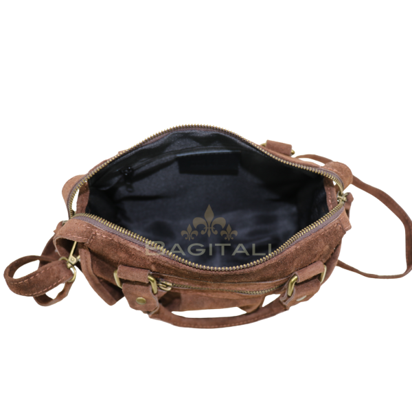 R800 Small Suede Handbag