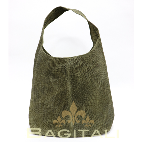 M561SQ Quilted Suede Hobo Bag