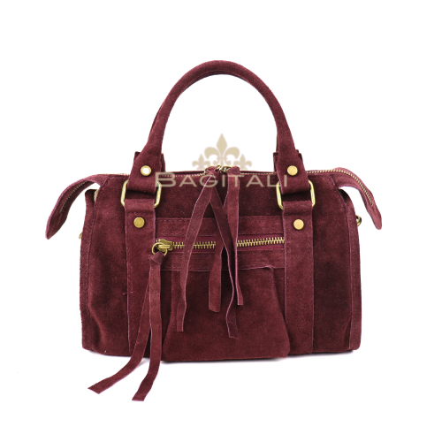 R800 Small Suede Handbag