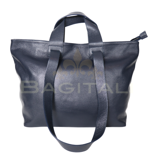 M596 Large Grain Leather Tote Bag