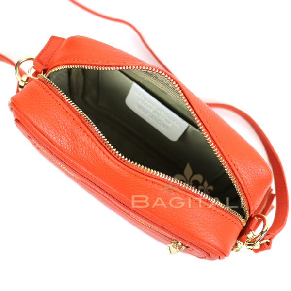Leather Crossbody Bag V329