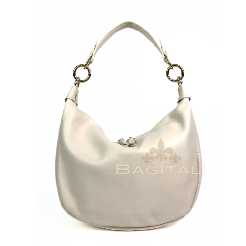 M593G Grain Leather Half Moon Shoulder/Crossbody Bag